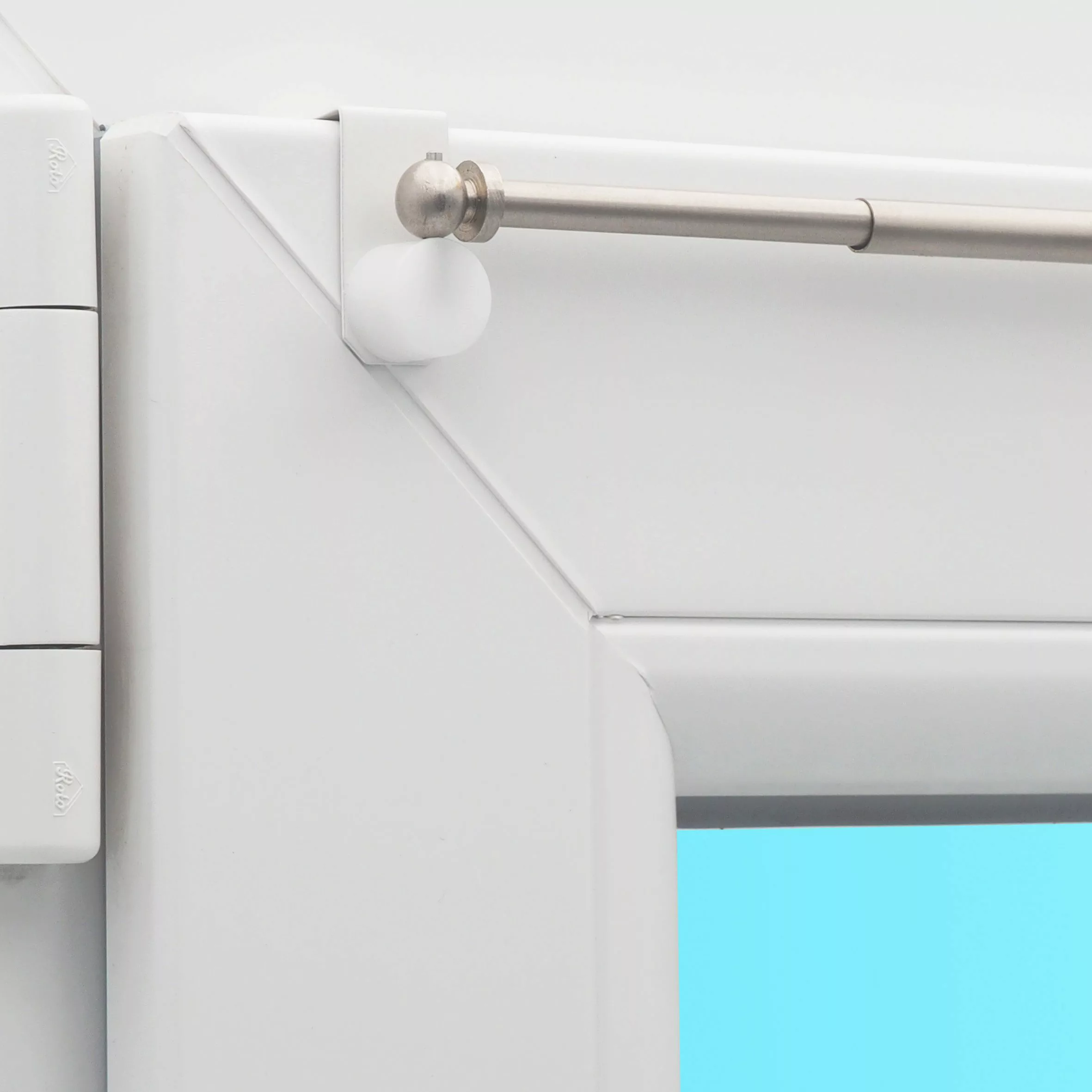 dekondo Gardinenstange Eleganz, ausziehbar, Fensterhaken klemmbar, günstig online kaufen