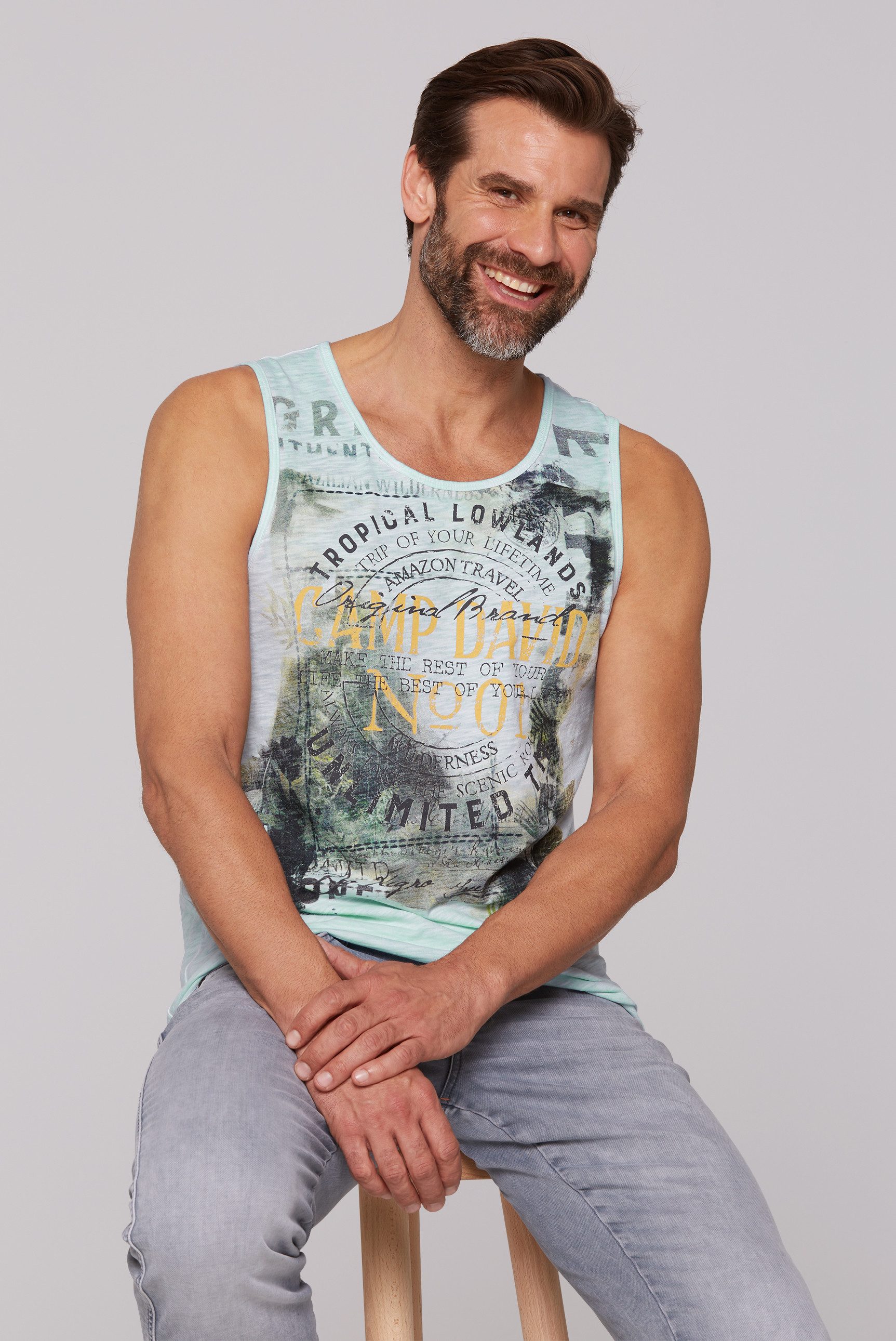 CAMP DAVID Tanktop, aus Baumwolle günstig online kaufen