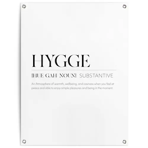 Reinders Poster "Hygge", Outdoor für Garten oder Balkon günstig online kaufen