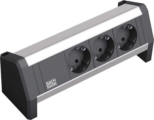 Bachmann Steckdosenleiste 3xSchutzk.schwarz 902.0048 - 9020048 günstig online kaufen