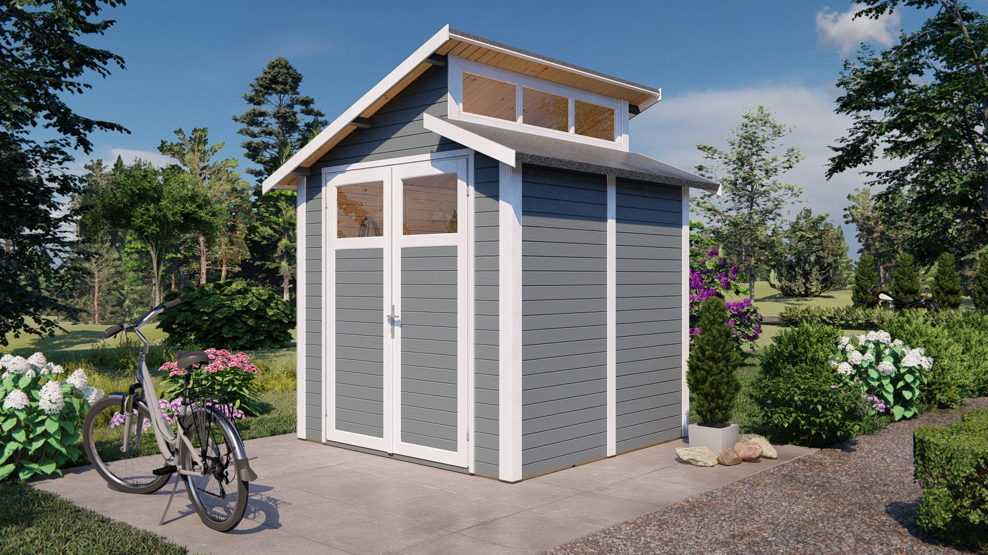 BERTILO Gartenhaus "Studio Basic, in verschiedenen Farben" günstig online kaufen