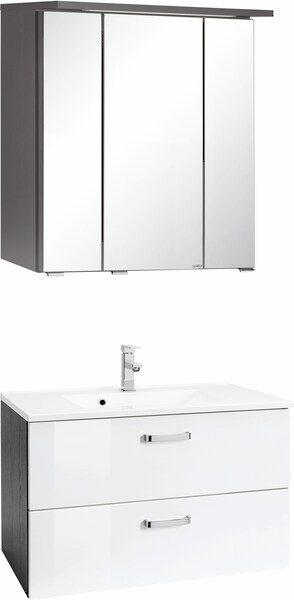 welltime Badmöbel-Set "Ravenna", (2 St.), mit Soft-Close Funktion günstig online kaufen