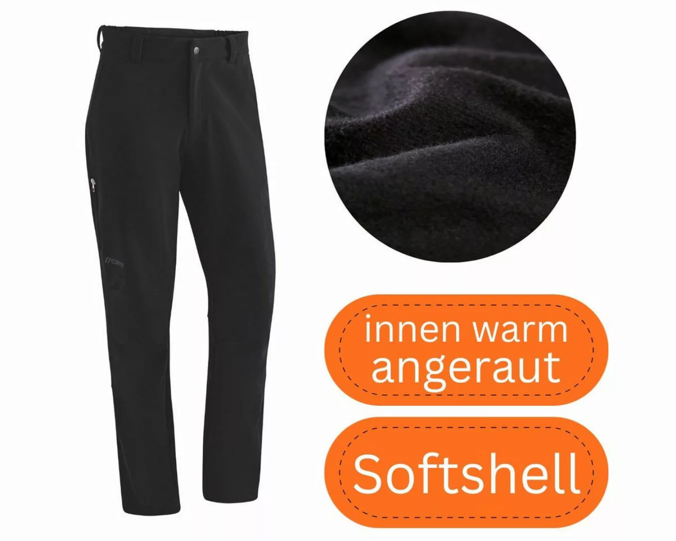 RennerXXL Softshellhose Maier Sports Herrmann XXL Winter Wanderhose Herren günstig online kaufen