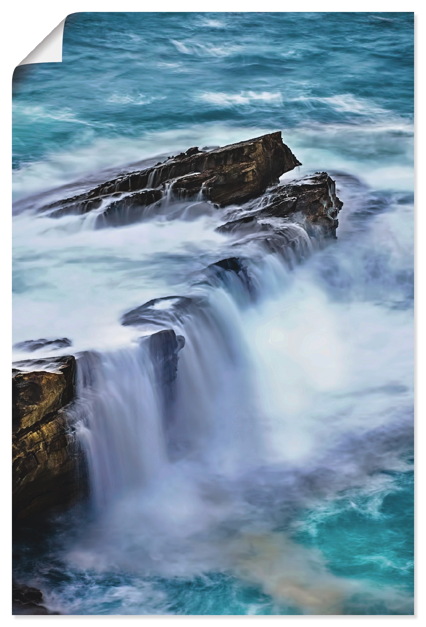 Artland Poster »Atlantikbrandung in Nordspanien«, Küste, (1 St.), als Alubi günstig online kaufen