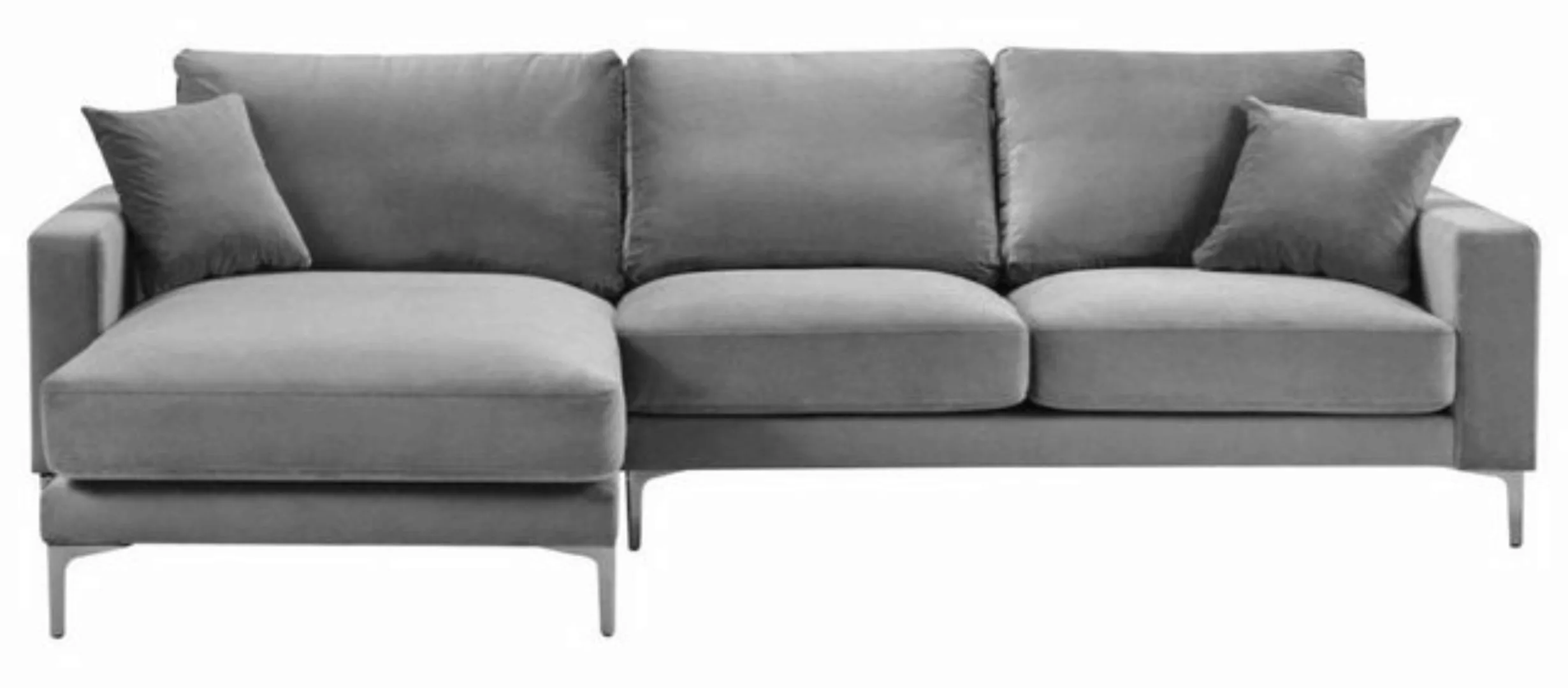 JVmoebel Ecksofa Ecksofa Grau xxl Big Textill Stoff Chesterfield Sofas Krea günstig online kaufen