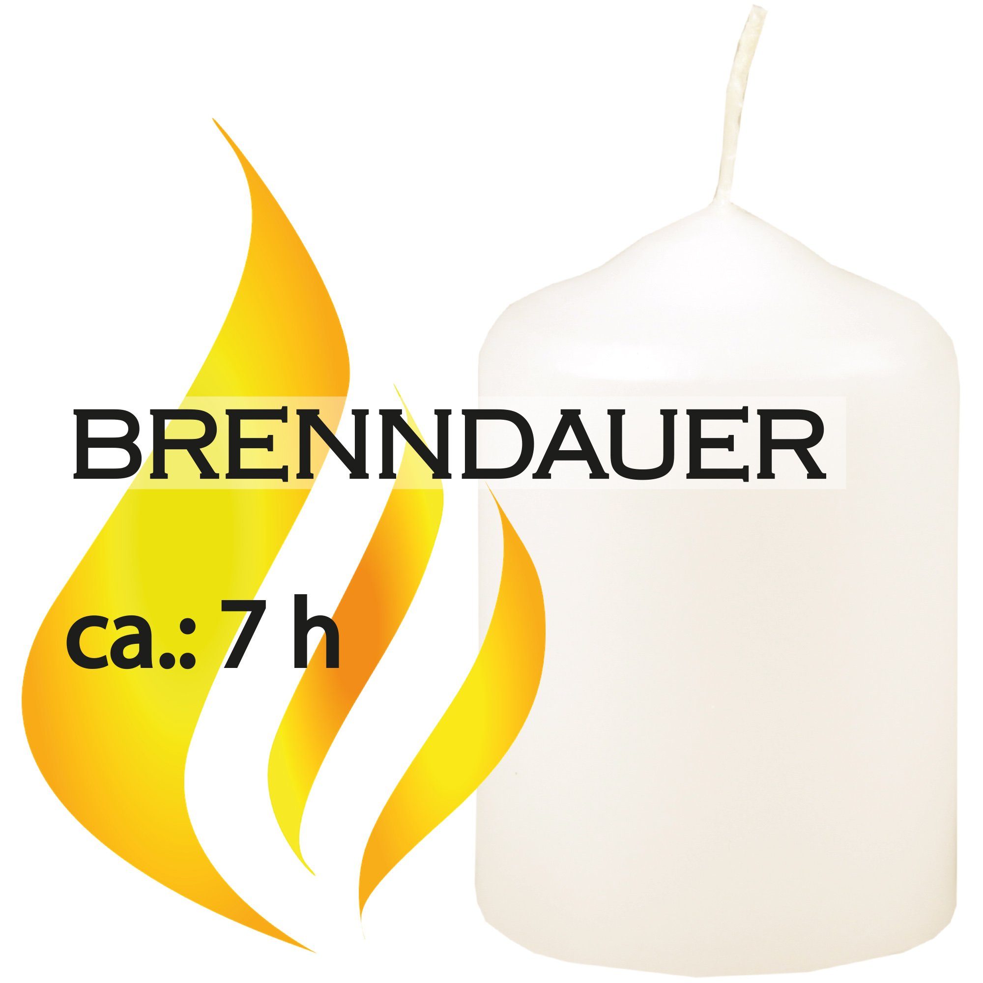 HS Candle Stumpenkerze Dekokerze (12-tlg), Wachskerzen günstig online kaufen