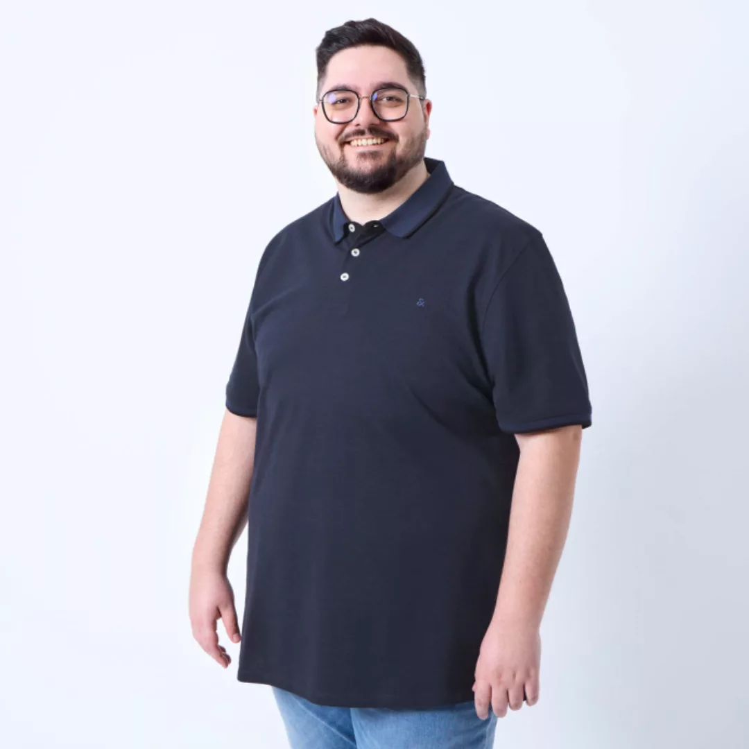 Jack & Jones Herren Poloshirt JJEPAULOS - Relaxed Fit Plussize günstig online kaufen