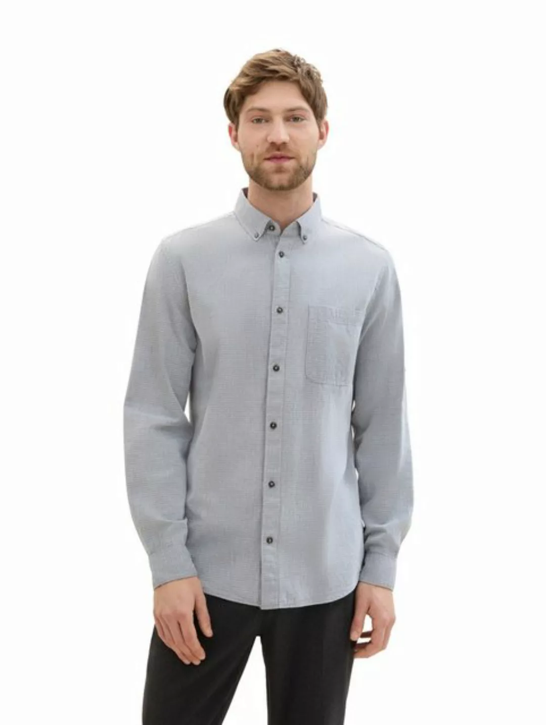 TOM TAILOR Langarmhemd mit Knopfleiste günstig online kaufen
