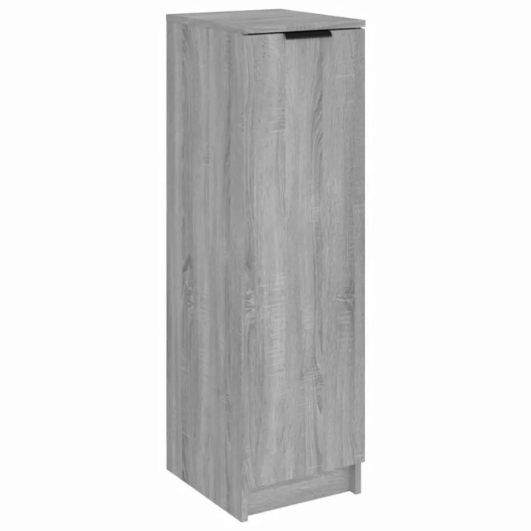 furnicato Schuhschrank Grau Sonoma 30x35x100 cm Holzwerkstoff günstig online kaufen