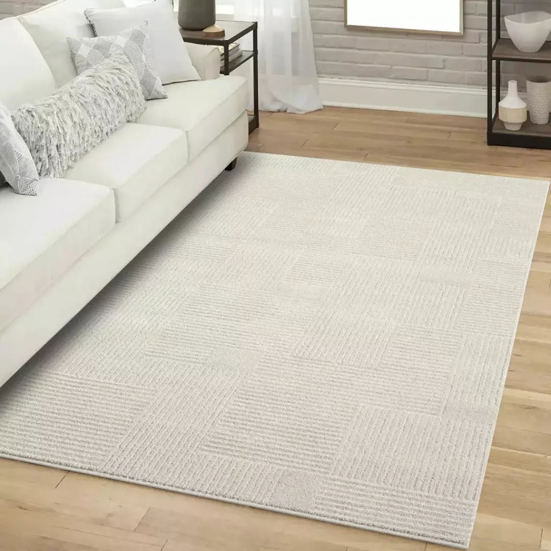 Carpet City Teppich »FLAIR177«, rechteckig, Kurzflor-Teppich, Skandi-Stil günstig online kaufen