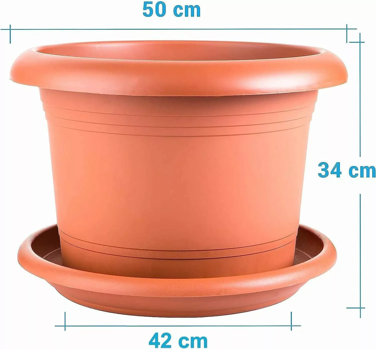 Centi Blumentopf 2er SetPflanzkübel groß außen, günstig online kaufen