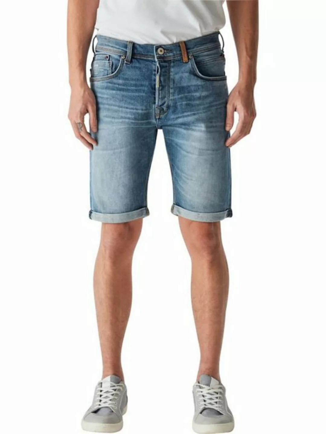 LTB Herren Jeans Bermuda Corvin Slim Fit Blau - Aiden Wash günstig online kaufen