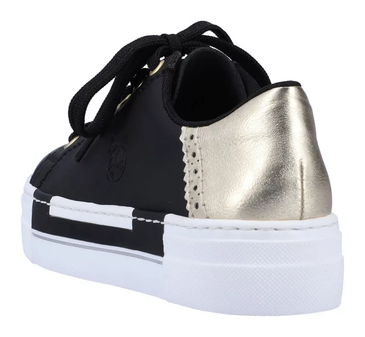 Rieker Plateau Sneaker Damen schwarz günstig online kaufen