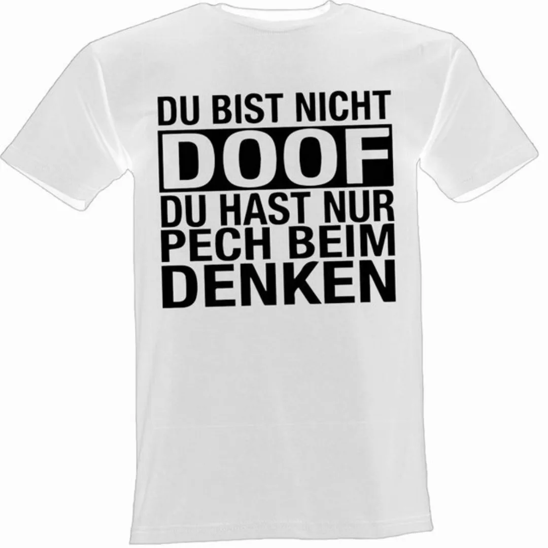 Lustige & Witzige T-Shirts T-Shirt T-Shirt Du bist nicht doof Fun-Shirt Par günstig online kaufen
