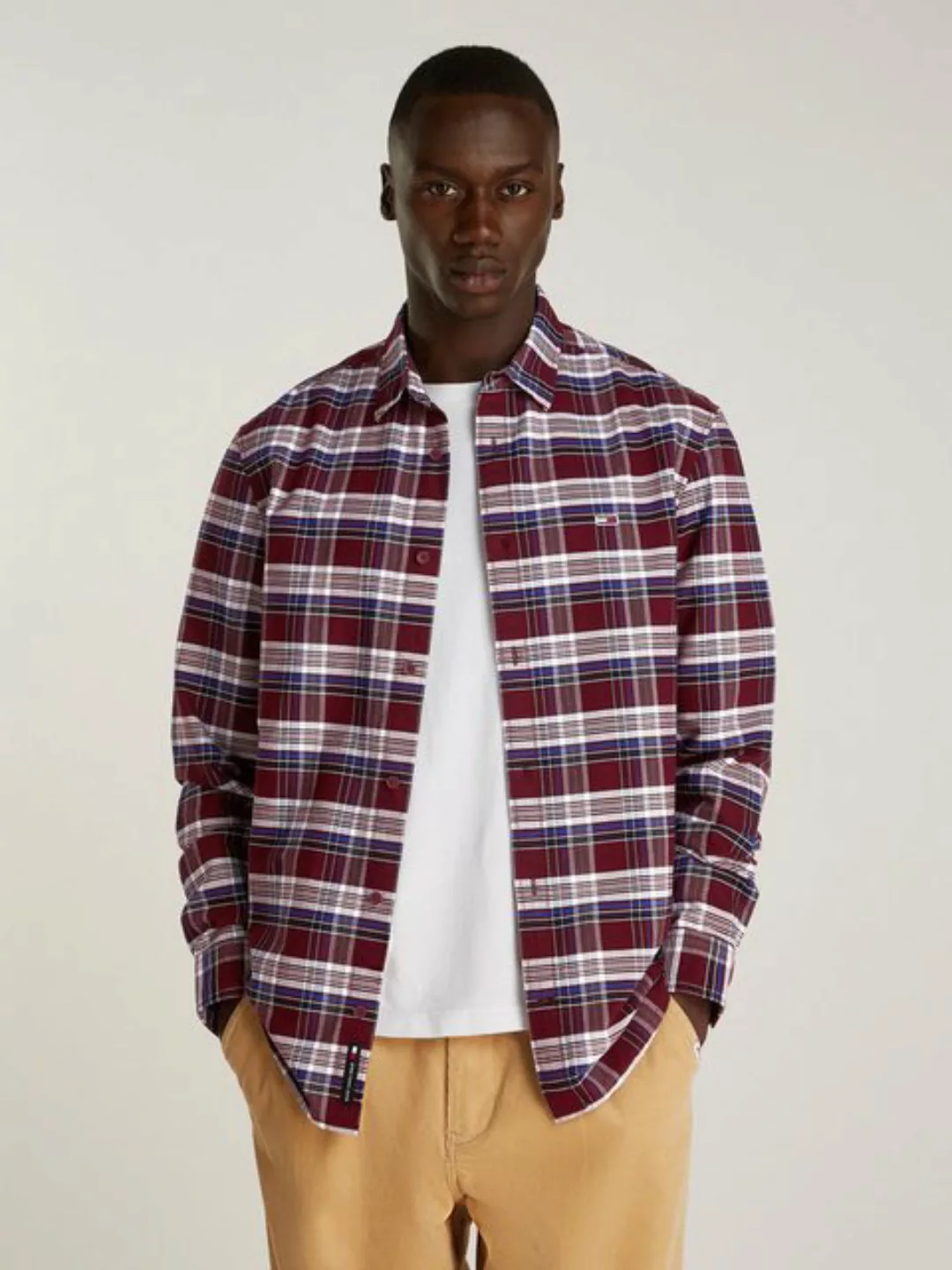 Tommy Jeans Karohemd "TJM REG OXFORD CHECK SHIRT" günstig online kaufen