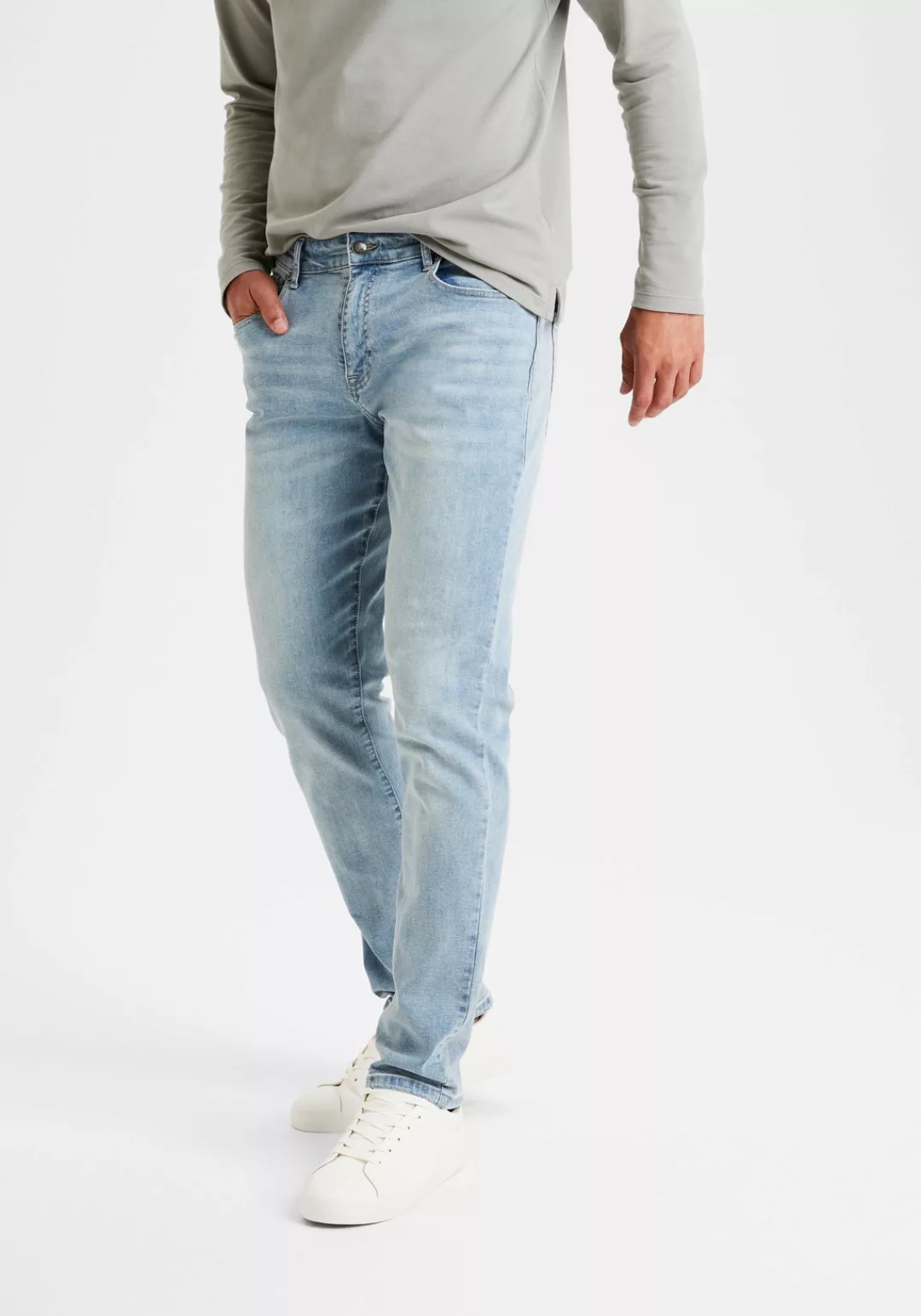 Buffalo 5-Pocket-Jeans Straight-fit Jeans aus elastischer Denim-Qualität günstig online kaufen