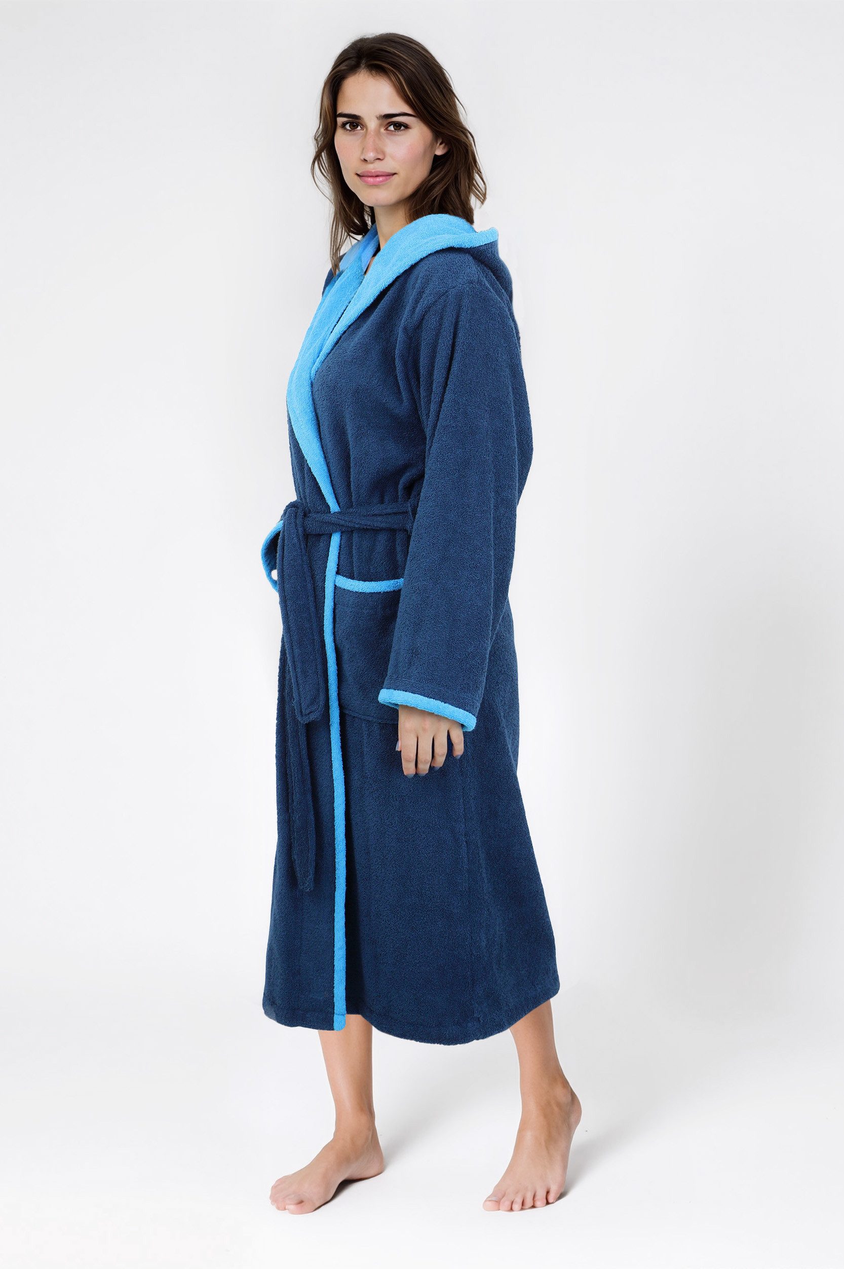 my home Unisex-Bademantel Condes, ideal für günstig online kaufen