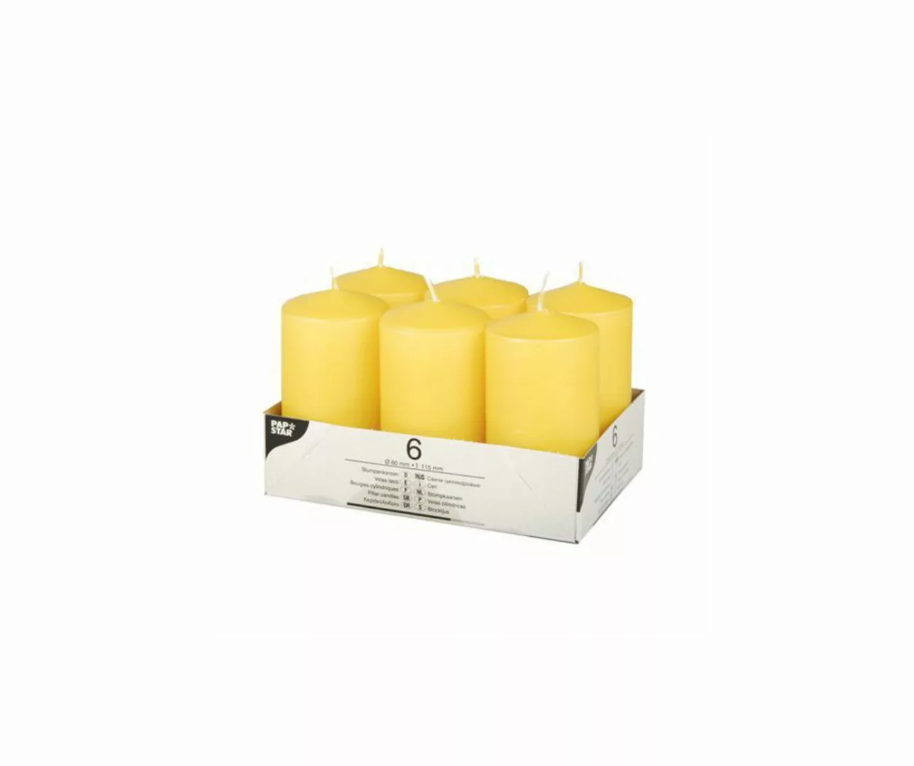 PAPSTAR Stumpenkerze, Stumpenkerzen Ø 60mm / günstig online kaufen