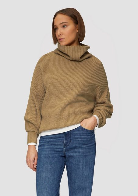 s.Oliver Strickpullover Oversized Pullover mit Rollkragen günstig online kaufen