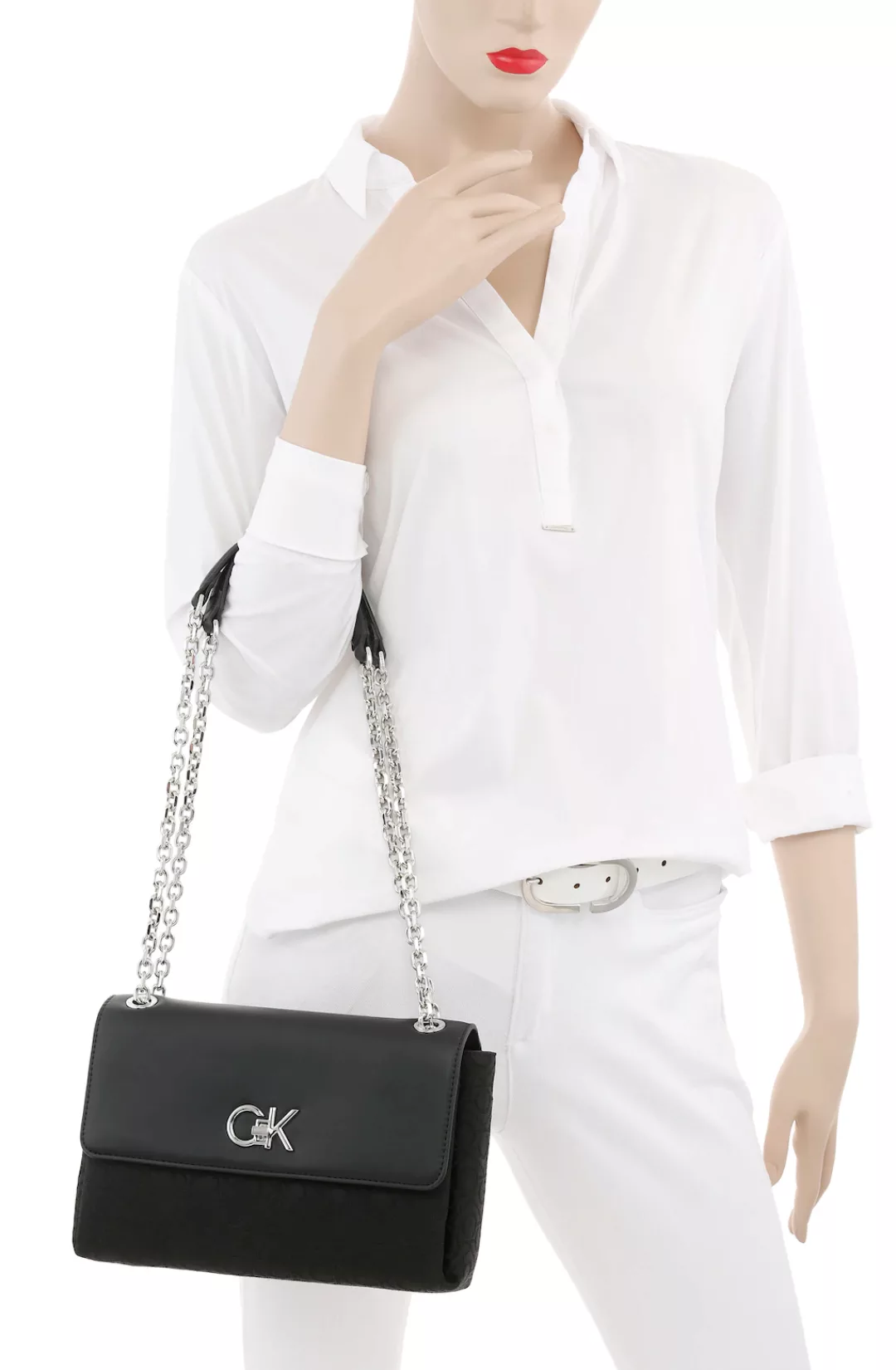 Calvin Klein Schultertasche "RE-LOCK CONV SHOULDER BAG JQC", Handtasche Dam günstig online kaufen