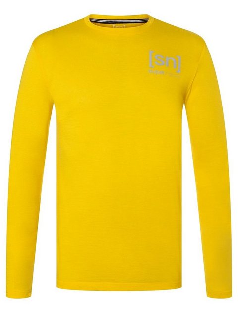 SUPER.NATURAL Langarmshirt Merino Longsleeve M ACTIVE LS Hohe Sichtbarkeit günstig online kaufen