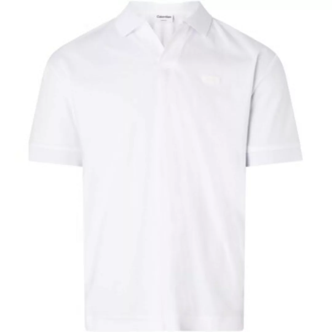 Calvin Klein Jeans  T-Shirts & Poloshirts Smooth Cotton Open P günstig online kaufen