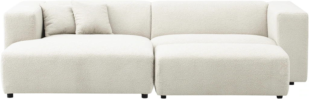 andas Polsterecke "BAKELS, Ecksofa-Set mit Hocker, L-Form mit Schlaffunktio günstig online kaufen