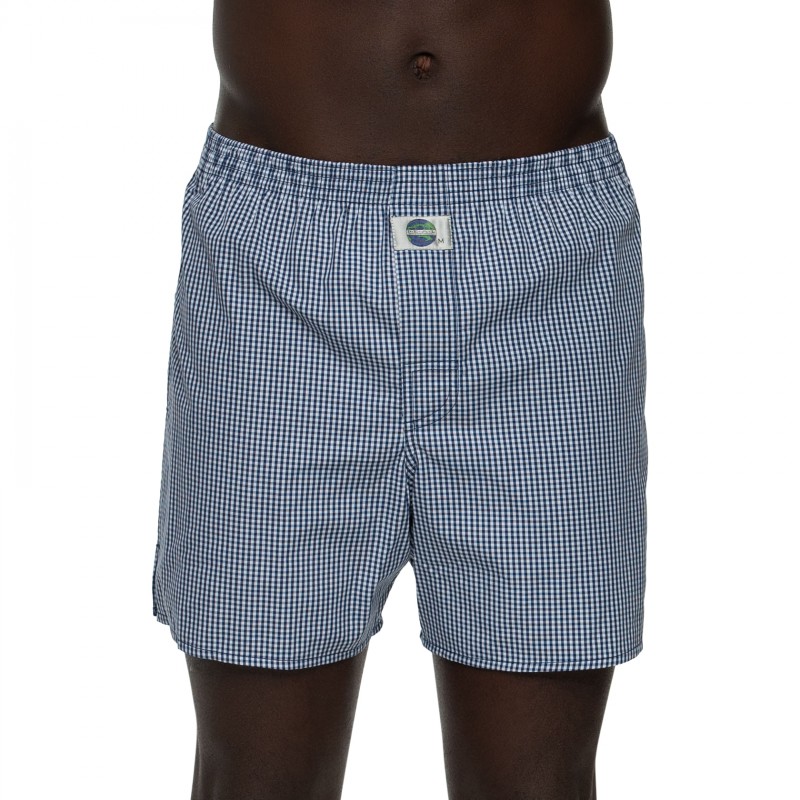 D.E.A.L International Boxershorts Blau & Weiß kariert günstig online kaufen