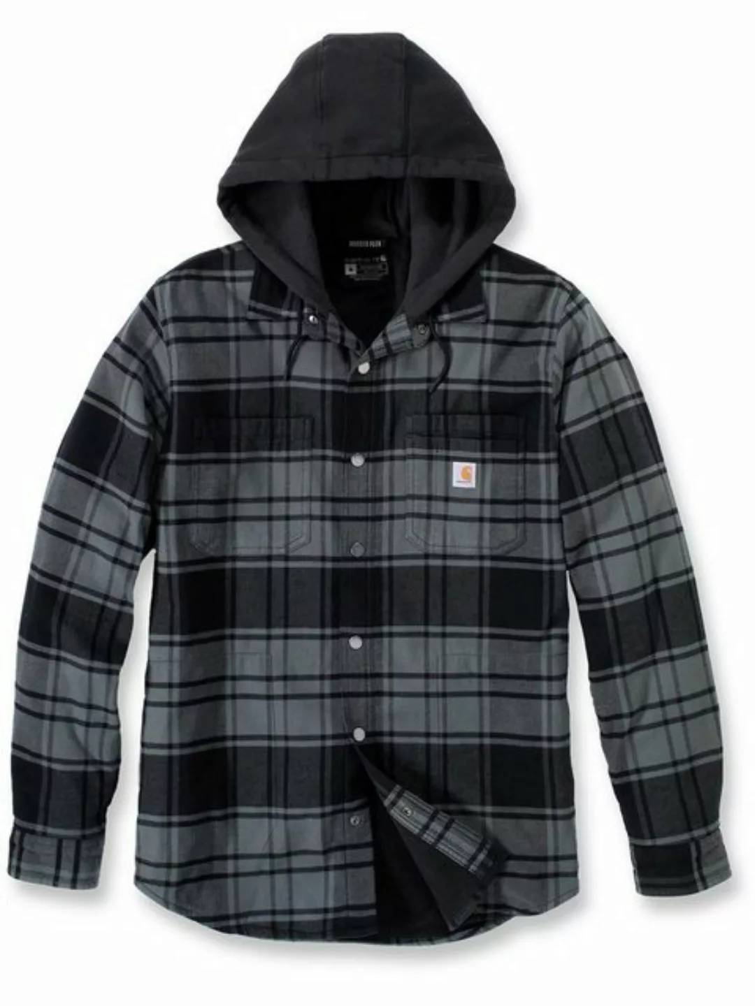 Carhartt Hemdjacke Carhartt FLANNEL FLEECE LINED HOODED SHIRT JAC 105621 (1 günstig online kaufen