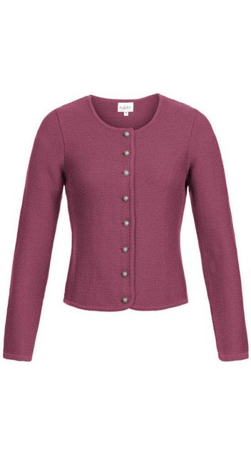 Nübler Trachtenstrickjacke Strickjacke Langarm Anni in Bordeaux von Nübler günstig online kaufen