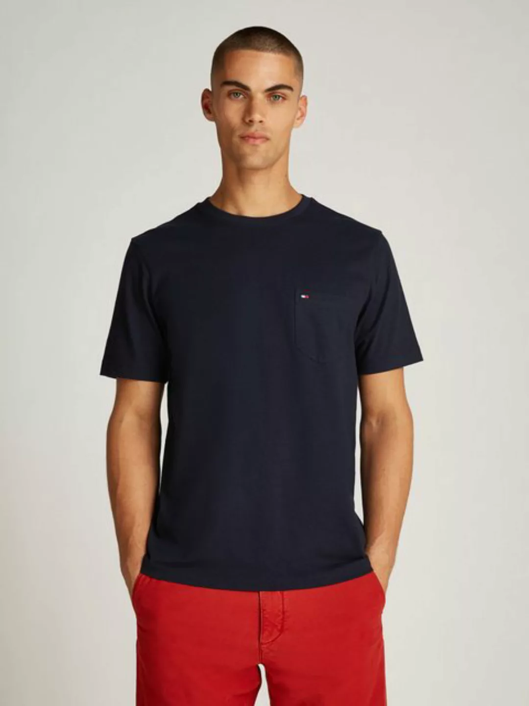 Tommy Hilfiger T-Shirt ESSENTIAL SOLID POCKET TEE günstig online kaufen