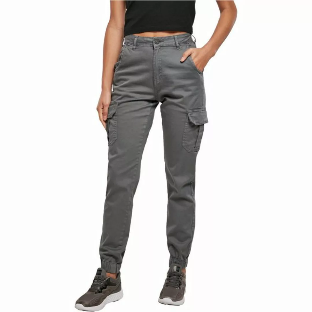 URBAN CLASSICS Cargohose Urban Classics Damen Ladies High Waist Cargo Pants günstig online kaufen