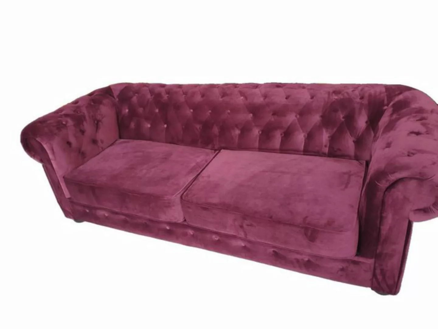 JVmoebel Sofa Chesterfield Sofa 2-Sitzer Polsterung Metall Design Stilvolle günstig online kaufen