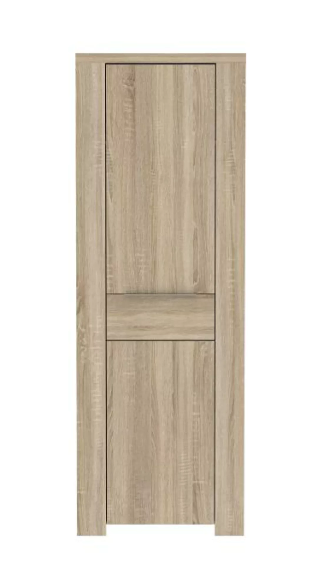 FORTE Garderobenschrank in Sonoma Eiche - 69,4x198,7x42cm (BxHxT) günstig online kaufen