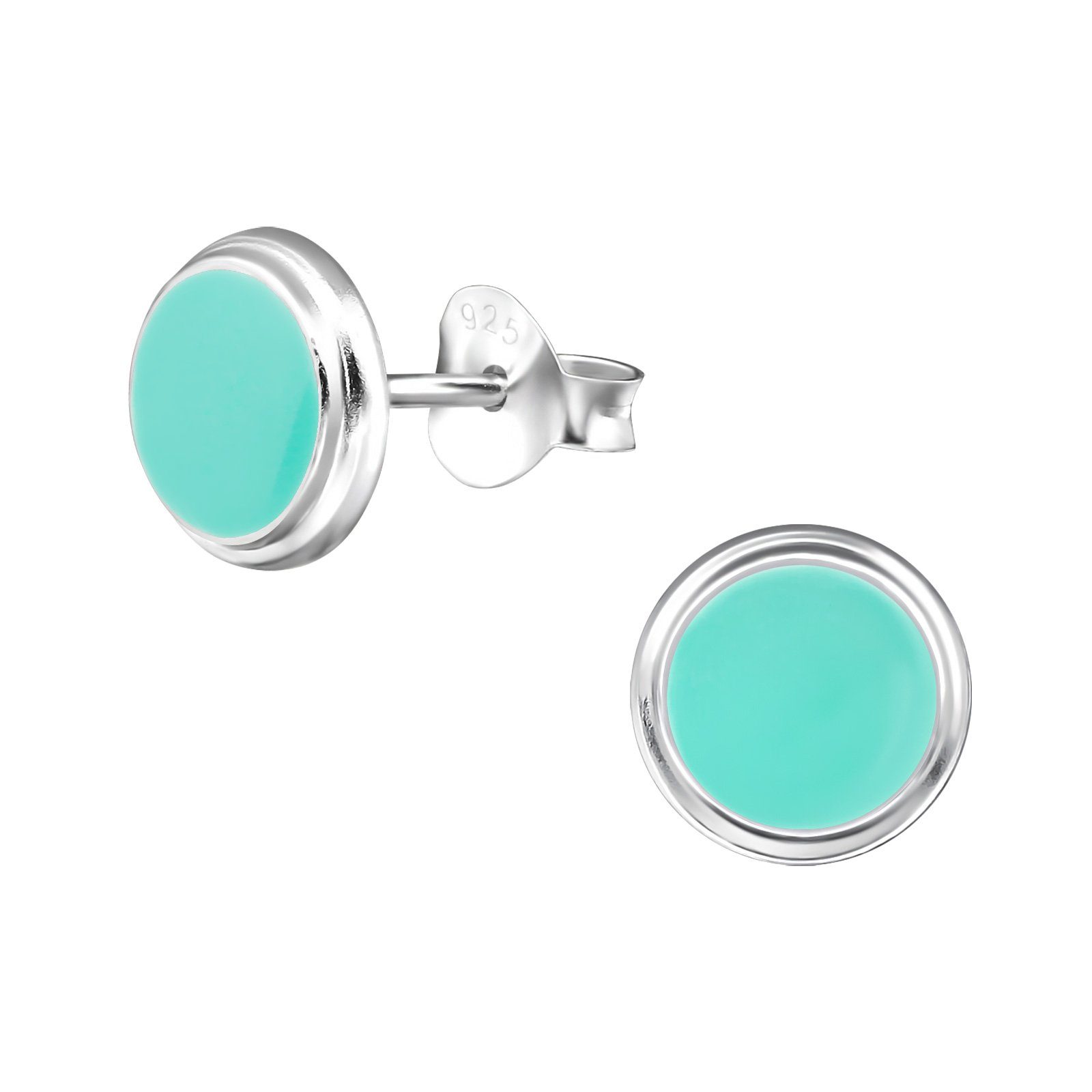 ALEXANDER YORK Paar Ohrstecker GEO-DESIGN mint, günstig online kaufen