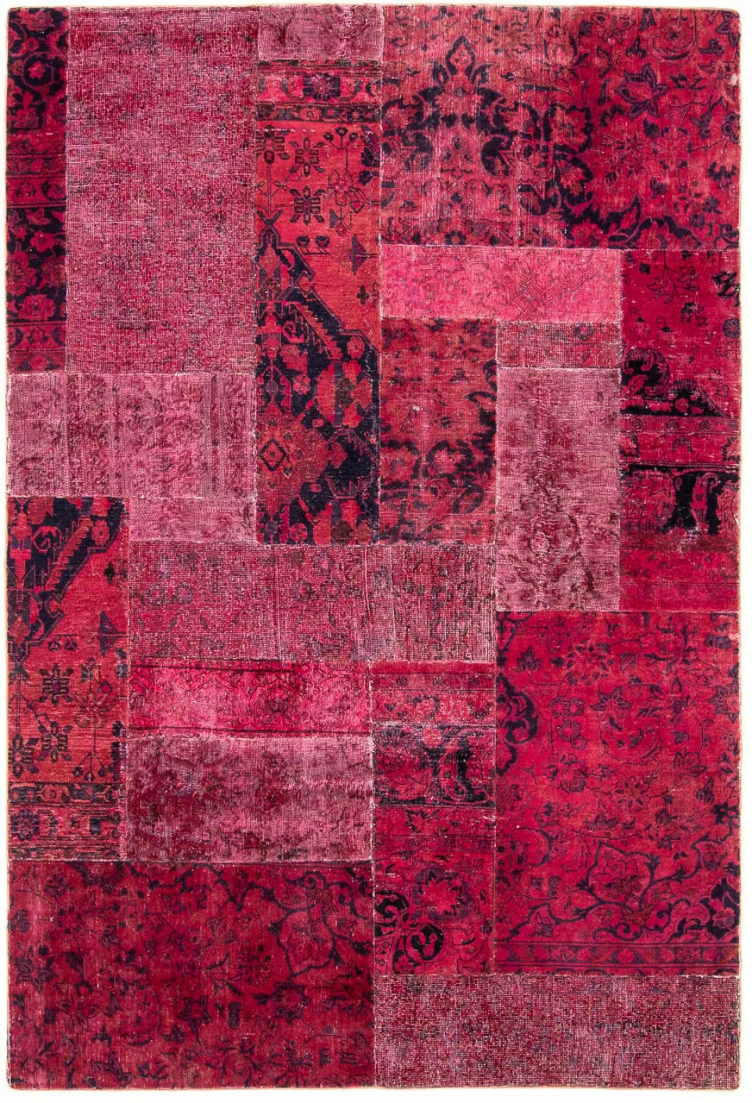 morgenland Teppich »Patchwork - 269 x 180 cm - mehrfarbig«, rechteckig, Woh günstig online kaufen