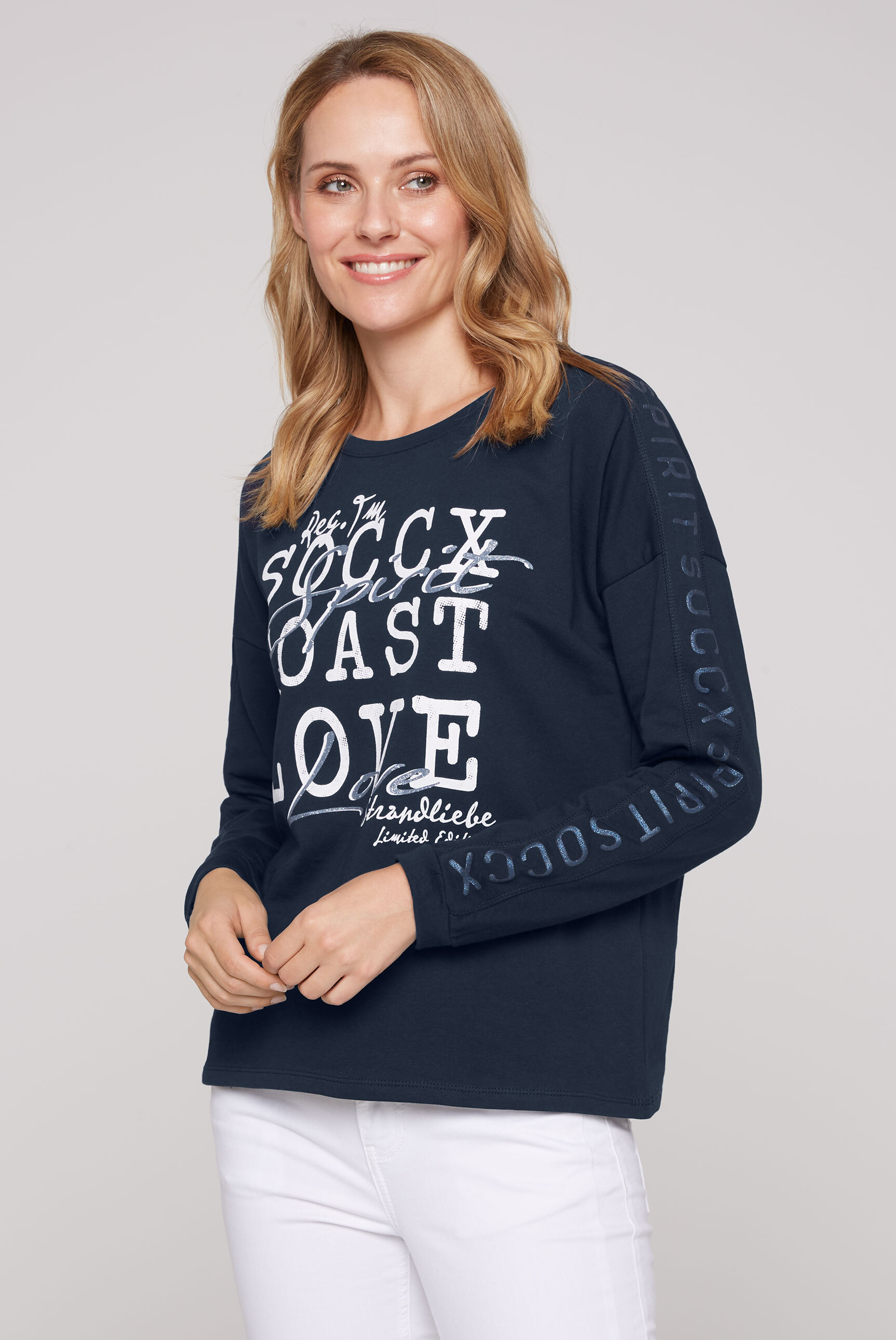 SOCCX Sweater, aus Baumwolle günstig online kaufen