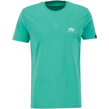 Alpha Industries  T-Shirts & Poloshirts Basic T-Shirt SL - atomic green günstig online kaufen