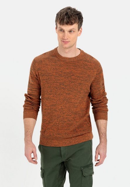 camel active Rundhalspullover aus zertifiziertem Organic Cotton Pullover_Ru günstig online kaufen