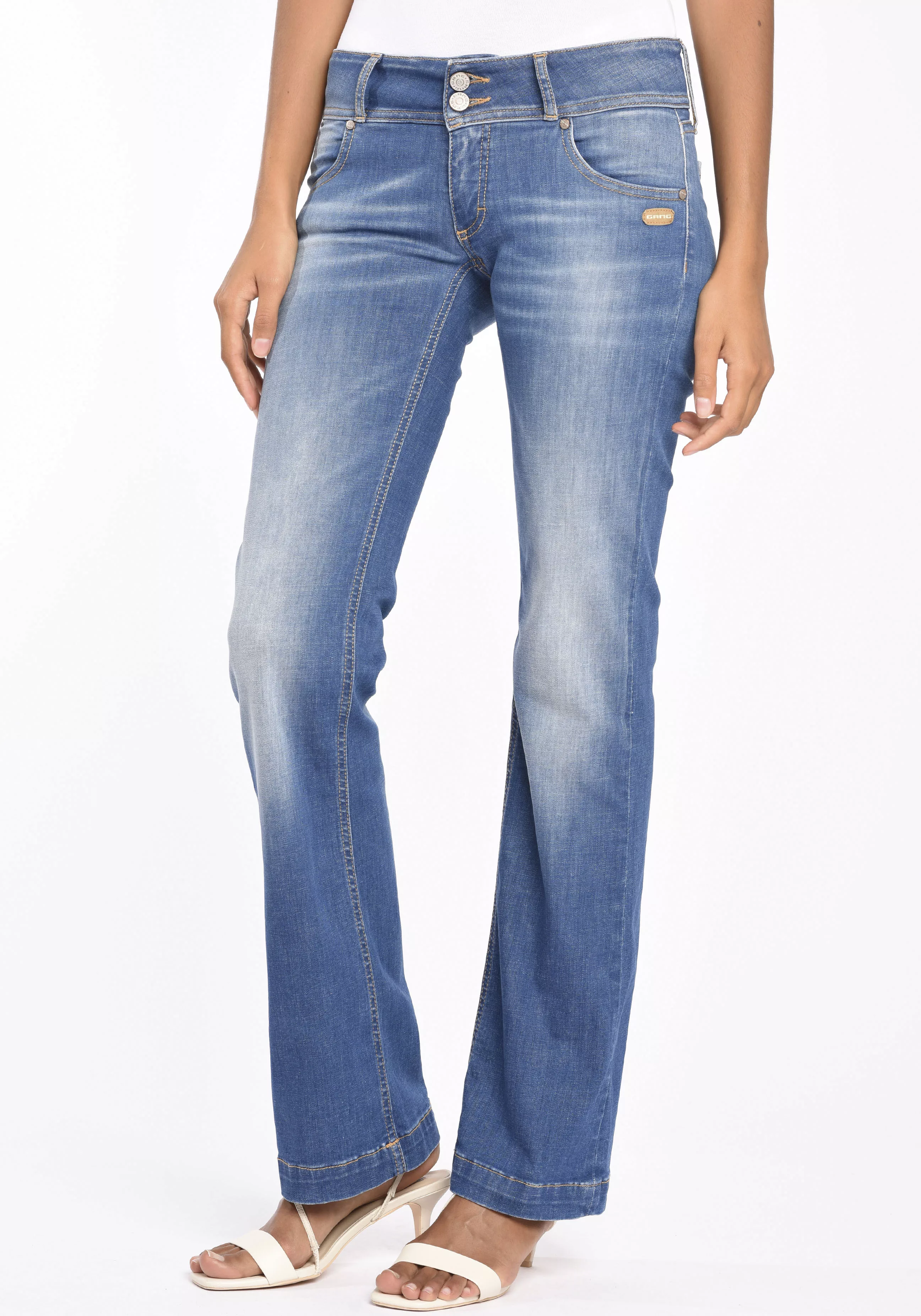 GANG Bootcut-Jeans 94FIONA mit Fade-Out-Effekten günstig online kaufen