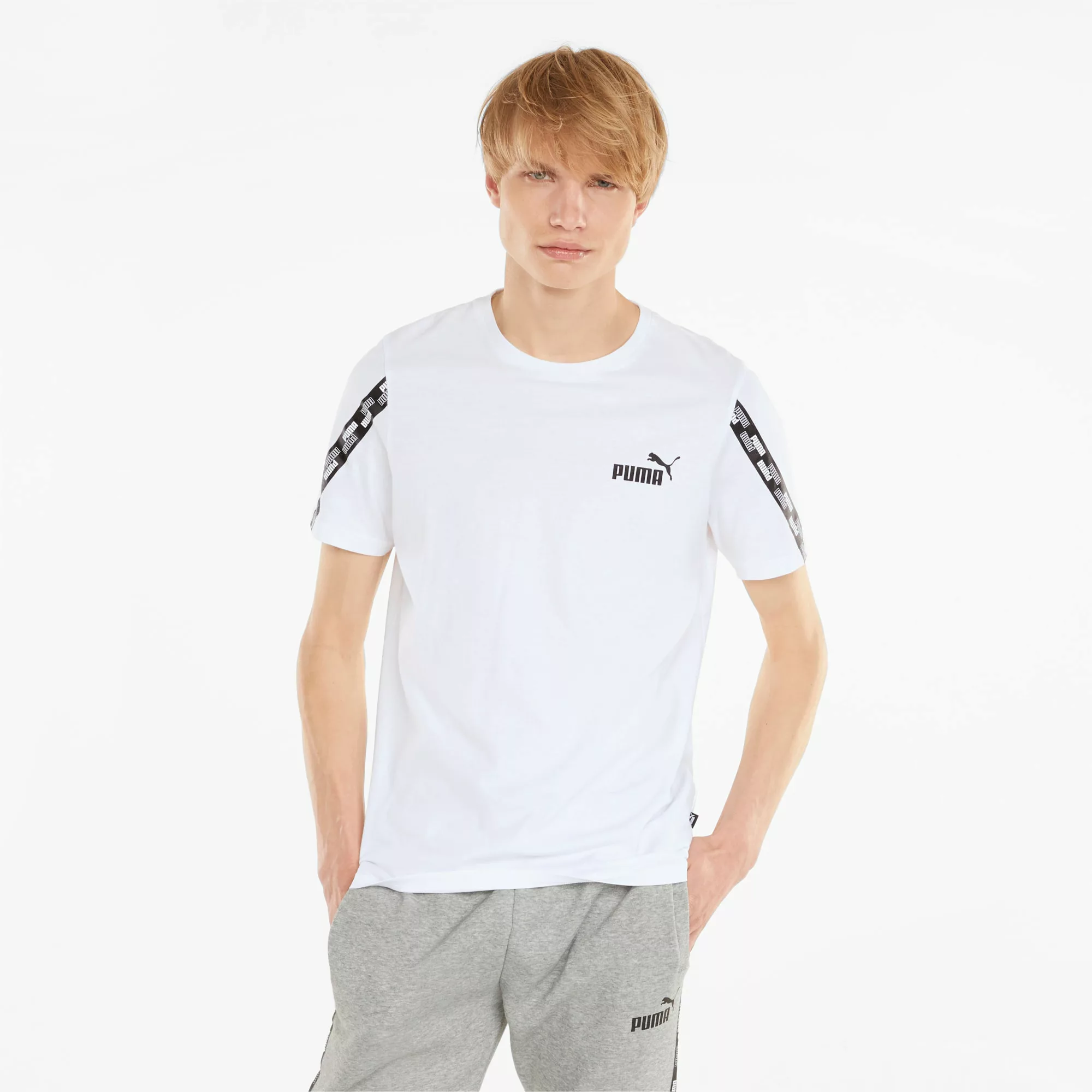 Puma Power Tape Kurzarm T-shirt 2XL Puma White günstig online kaufen