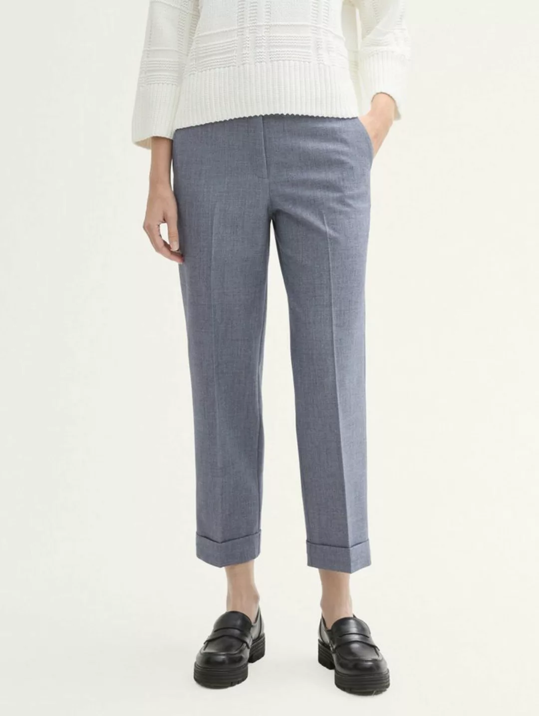 TOM TAILOR 7/8-Hose Lea Straight Leg Hose im Denim Look günstig online kaufen