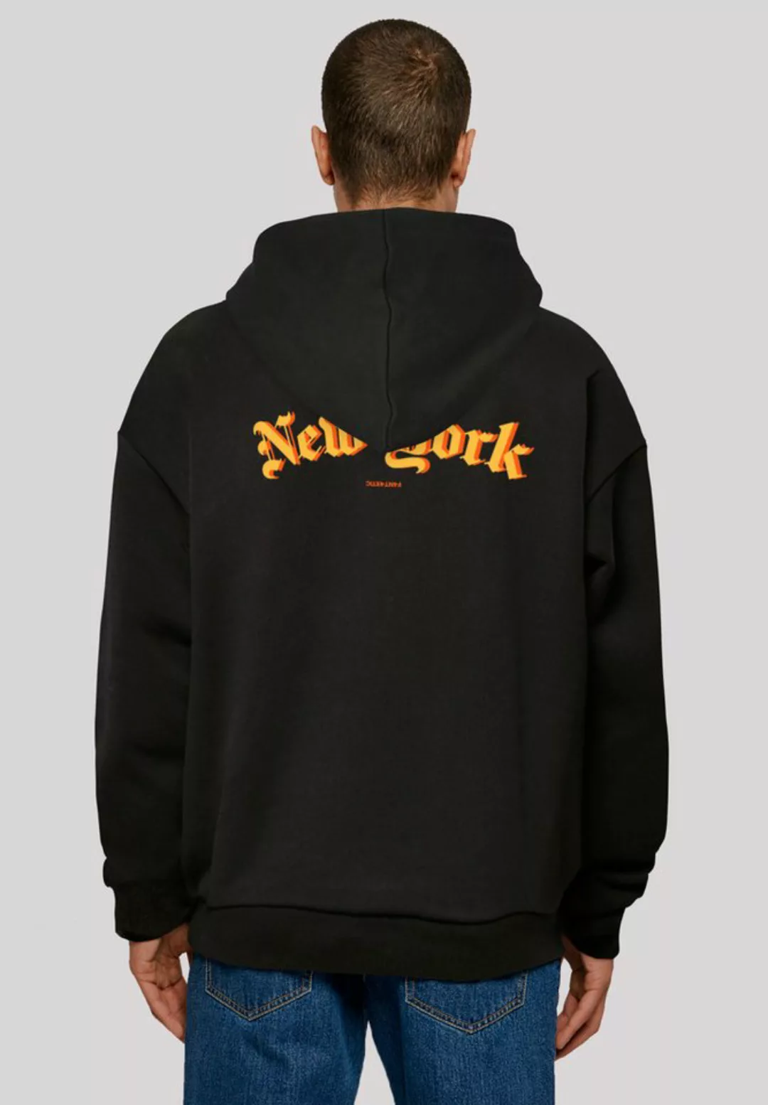 F4NT4STIC Kapuzenpullover "New York Orange OVERSIZE HOODIE", Print günstig online kaufen