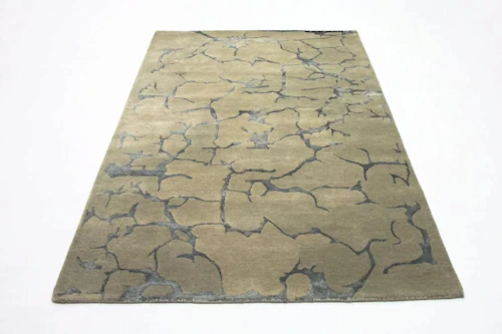 morgenland Wollteppich »Designer Teppich handgetuftet mehrfarbig«, rechteck günstig online kaufen