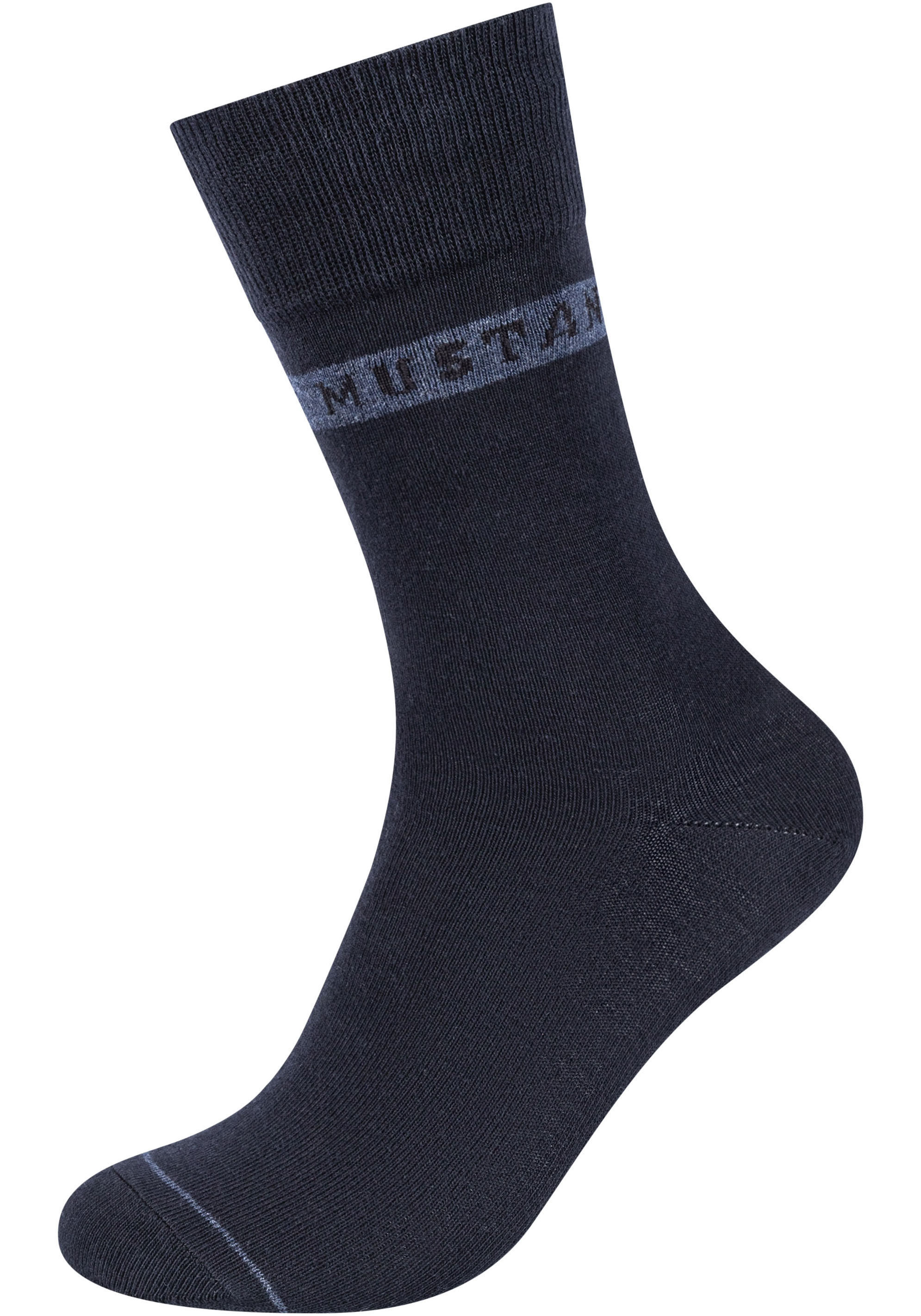 MUSTANG Socken "casual", (6 Paar), weicher und elastischer Komfortbund günstig online kaufen