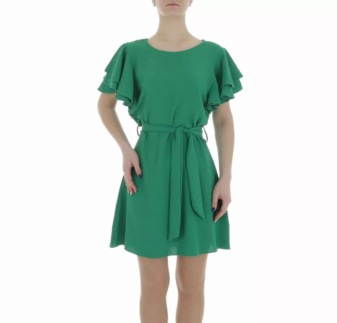 Ital-Design Sommerkleid Damen Freizeit (86164380) Kreppoptik/gesmokt Minikl günstig online kaufen