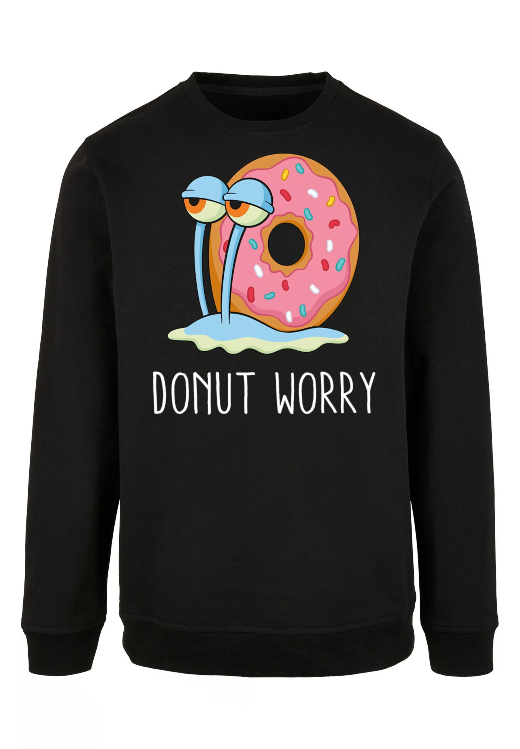 F4NT4STIC Sweatshirt "Spongebob Schwammkopf Donut Worry Garry Schnecke", Pr günstig online kaufen