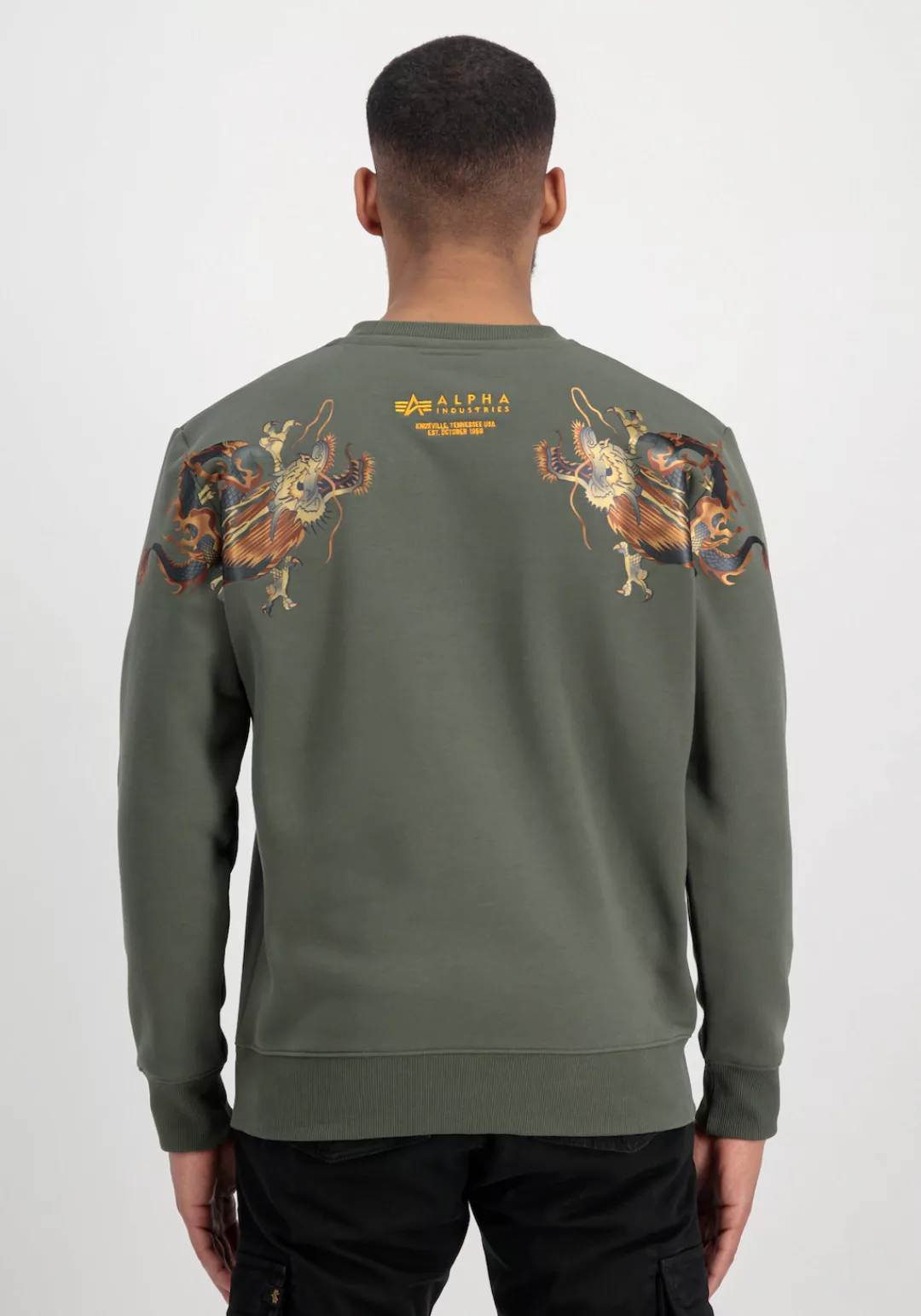Alpha Industries Sweater "Alpha Industries Men - Sweatshirts Dragon EMB Swe günstig online kaufen