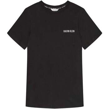 Calvin Klein Jeans  T-Shirts & Poloshirts Logo Print Crew T-Shirt Black günstig online kaufen