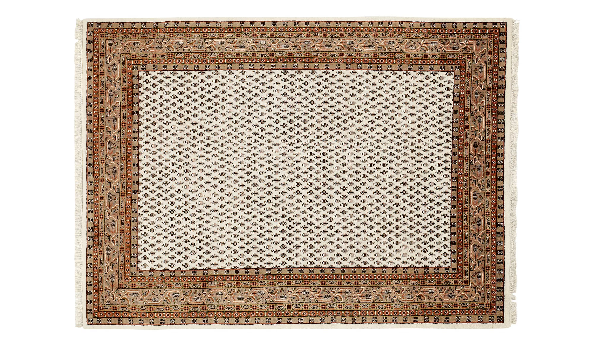 Handgeknüpfter Teppich - creme - Wolle - 250 cm - Teppiche > Wohnteppiche > günstig online kaufen